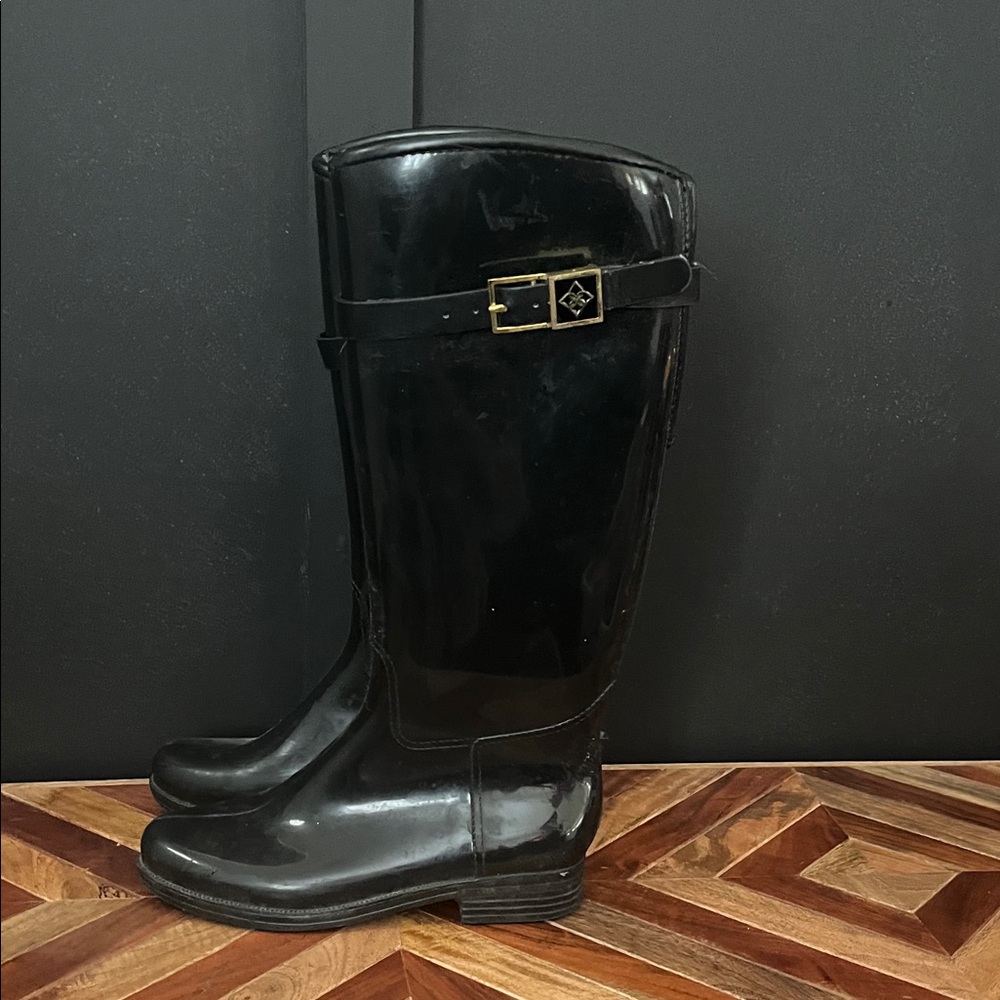 Women's Black Rain Boots